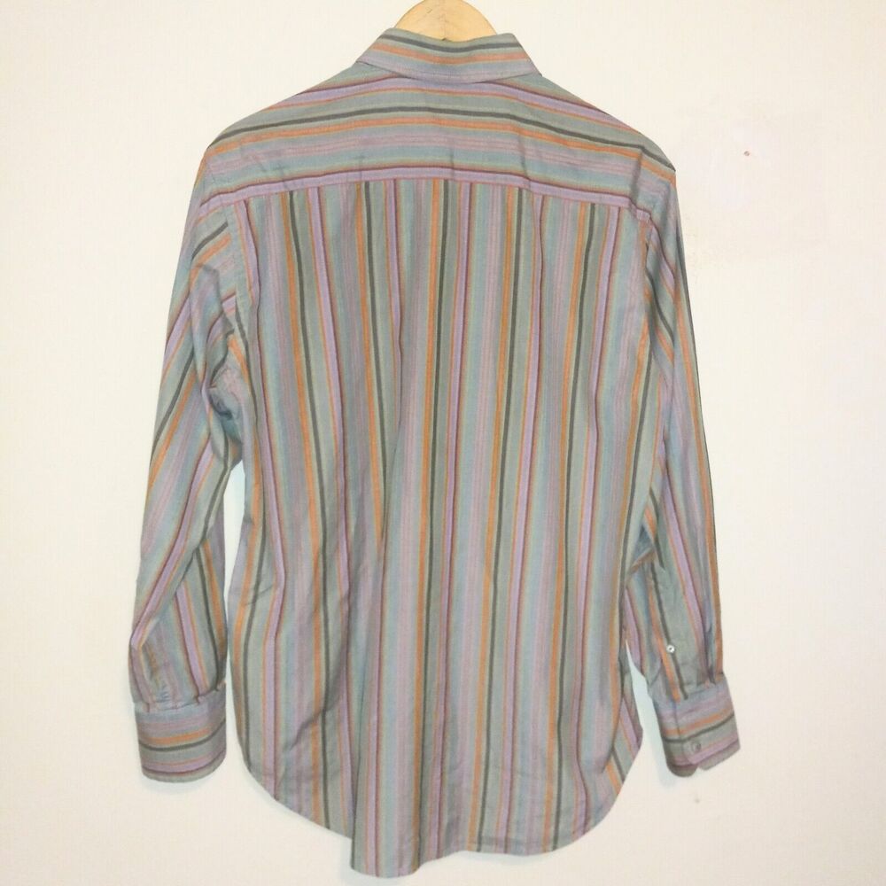 Robert Graham Vertical Stripe Button Up Shirt-Med… - image 4